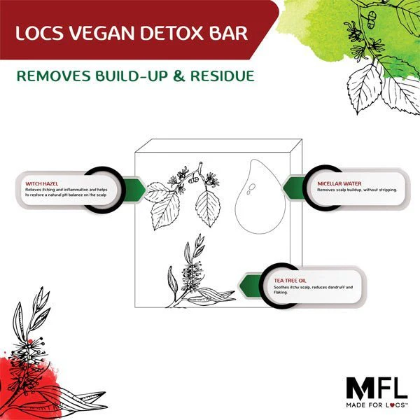 MFL - Locs Vegan Detox Bar - 120g - (C) - Airhomei