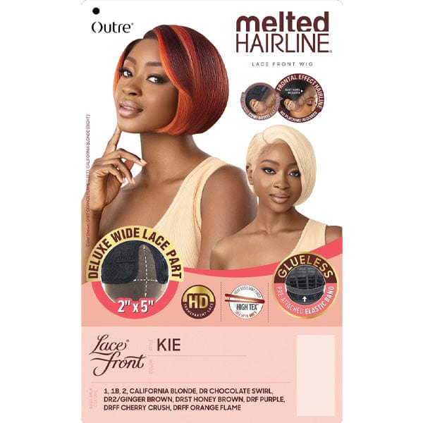 Outre Synthetic Melted Hairline HD Lace Front Wig - KIE - Airhomei
