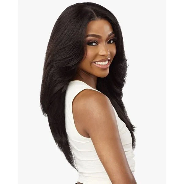 Sensationnel Kinky Edges Kinks & Co 13x6 HD Lace Front Wig - 13x6 KINKY LAYERED BLOW OUT 22 - Airhomei