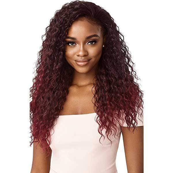 Outre Quick Weave Wet & Wavy Style Synthetic Half Wig - DEEP CURL 24