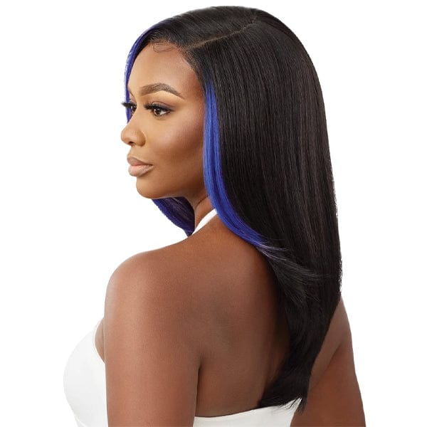 Outre Synthetic Sleeklay Part HD Lace Front Wig - ETINA - Airhomei