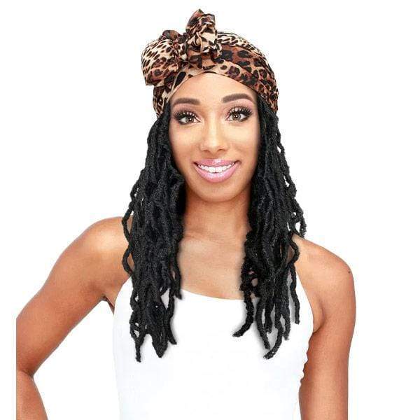Zury Sis Synthetic Hair Scarf Wig - SF WIGGLE LOC - Clearance - Airhomei