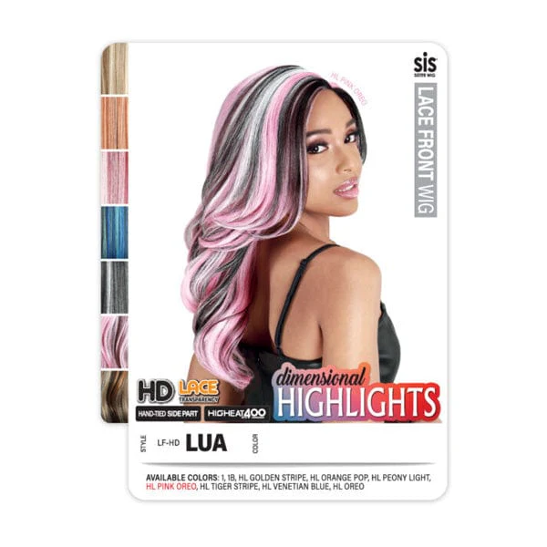 Zury Sis Dimensional Highlights Synthetic HD Lace Front Wig - LF HD LUA - Airhomei
