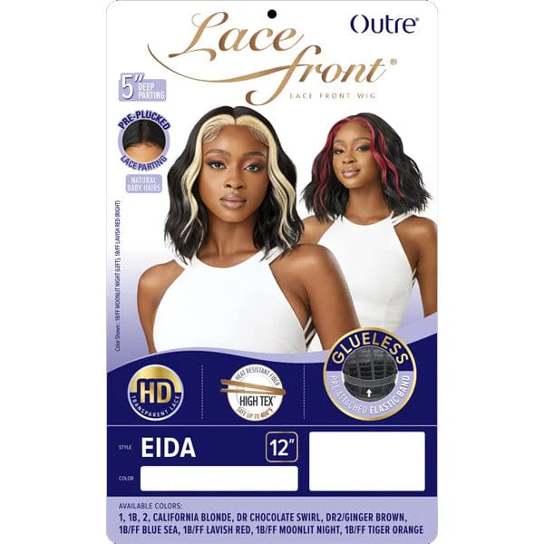 Outre Synthetic Swiss HD Lace Front Wig - EIDA - Airhomei