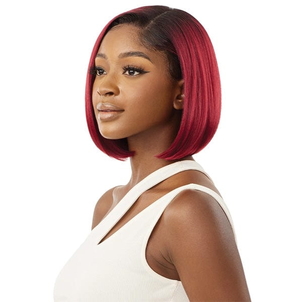 Outre Synthetic Sleeklay Part HD Lace Front Wig - PERI - Airhomei