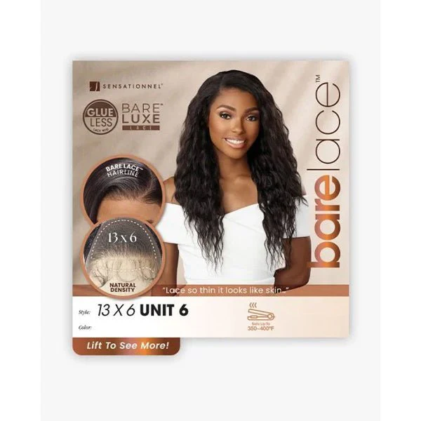 Sensationnel Bare Lace Synthetic Extra Transparent Luxe Glueless Lace Front Wig - 13X6 UNIT 6 - Airhomei