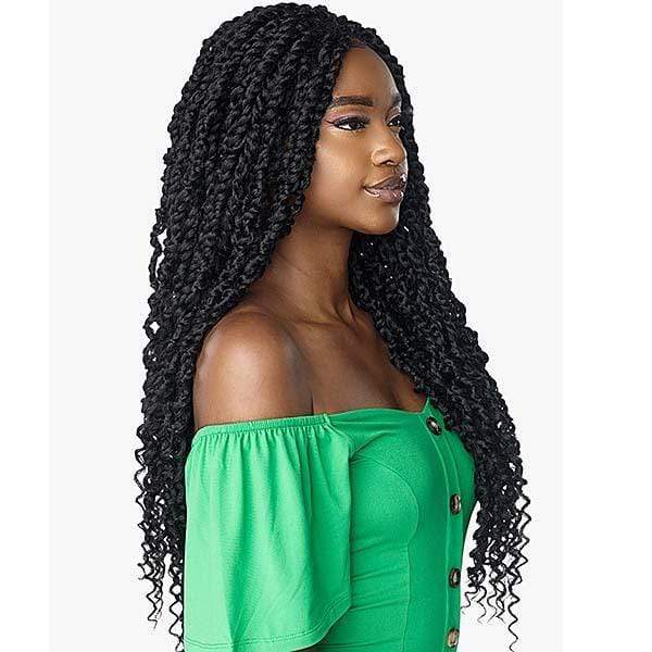 Sensationnel Cloud 9 Synthetic Hair 4x4 Lace Parting Swiss Lace Wig - PASSION TWIST 28 - Airhomei