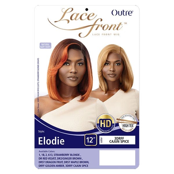 Outre Synthetic Swiss HD Lace Front Wig - ELODIE - Airhomei