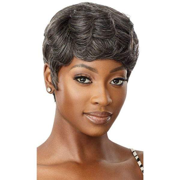 Outre 100% Human Hair Fab & Fly Gray Glamour Wig - ADDISON - Airhomei