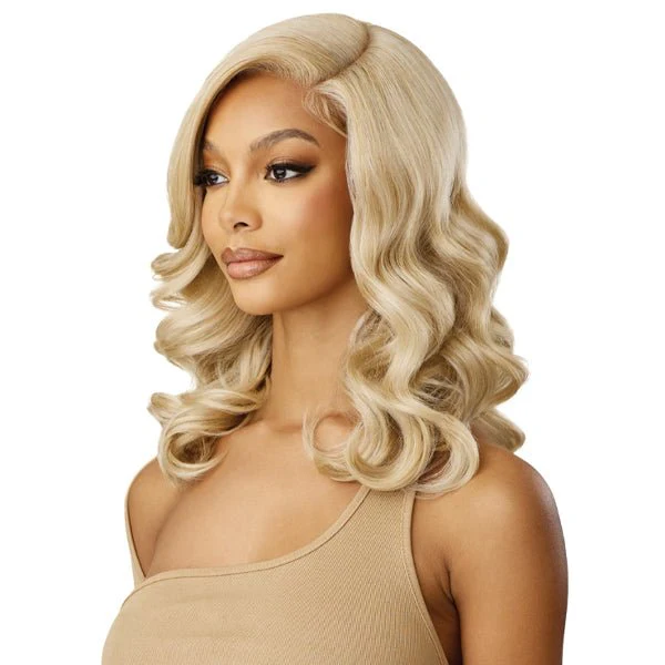 Outre Synthetic Sleeklay Part HD Lace Front Wig -  ALUNA - Airhomei