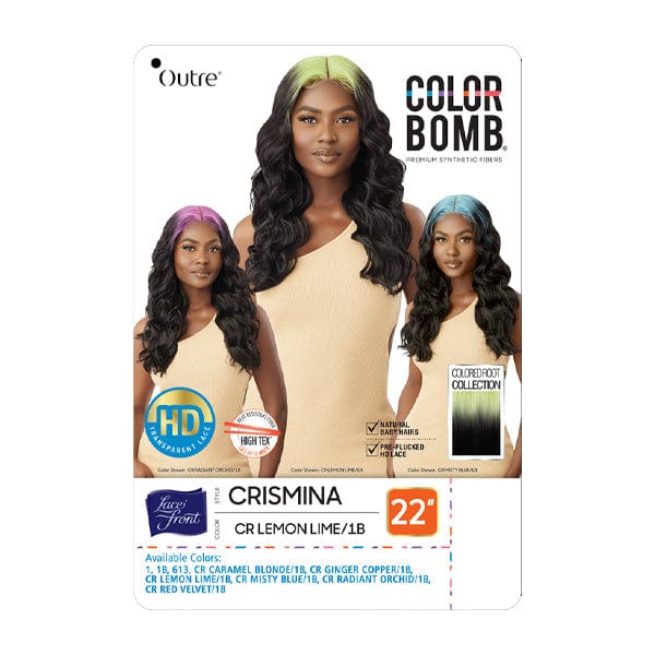 Outre Color Bomb Lace Front Wig - CRISMINA - Airhomei