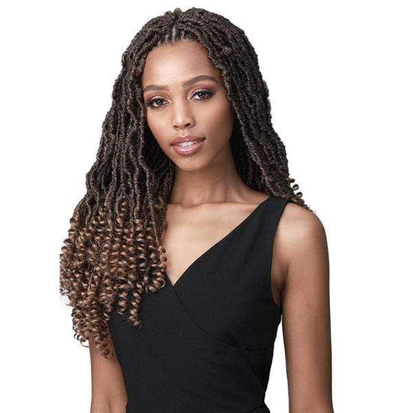 Bobbi Boss Synthetic Crochet Braid - NU LOCS CURLY TIPS 18