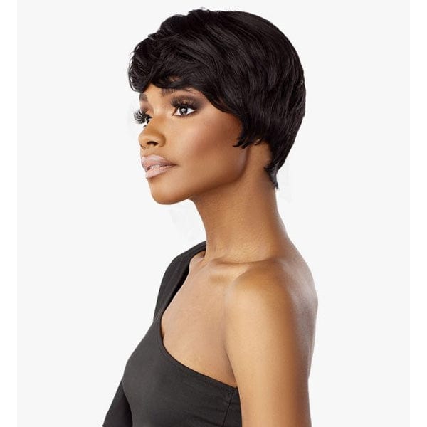 Sensationnel Empire Salt & Pepper 100% Human Hair Celebrity Series Wig - DENIA - Airhomei