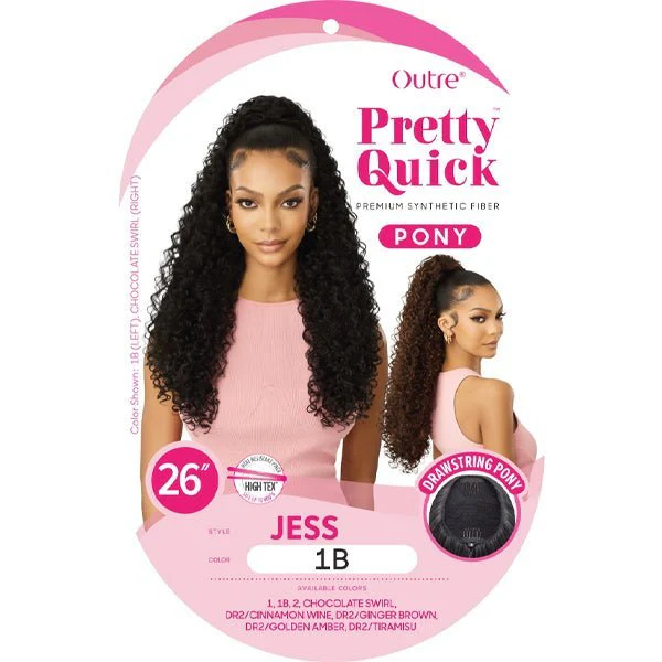 Outre Pretty Quick Synthetic Wrap Ponytail - JESS - Airhomei