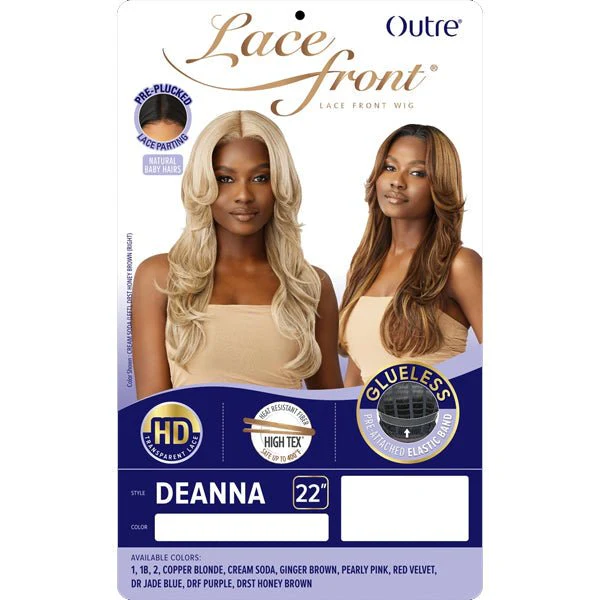 Outre Synthetic Swiss HD Lace Front Wig - DEANNA - Airhomei