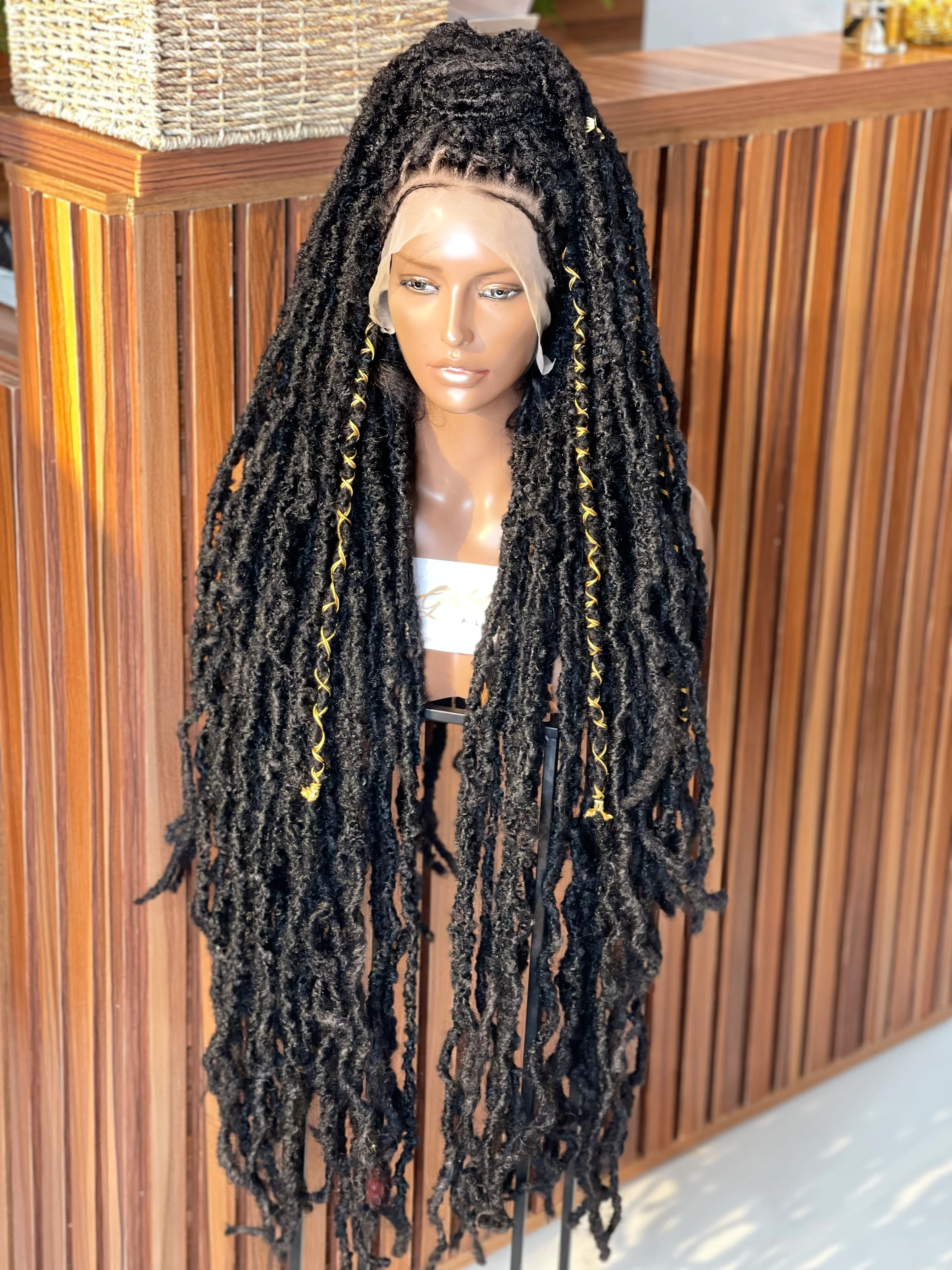 Distressed locs - Braided Wig - Airhomei