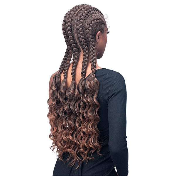 Bobbi Boss Synthetic Hair Natural Style Lace Wig - MLF629 GHANA STITCH BRAID - Airhomei