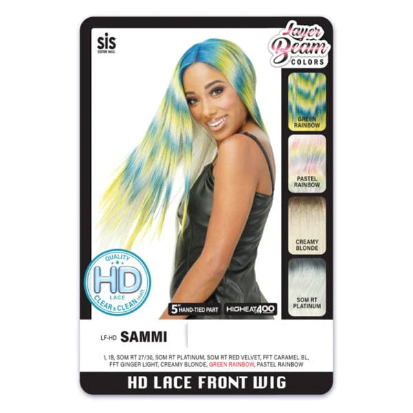 Zury Sis Layer Beam Colors Synthetic HD Lace Front Wig - SAMMI - Airhomei