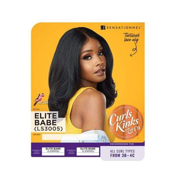 Sensationnel Empress Curls Kinks & Co Synthetic Lace Front Wig - ELITE BABE - Airhomei