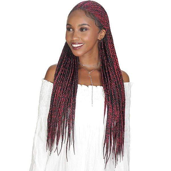 Zury Sis Diva Collection Synthetic Hair Lace Front Wig - DIVA LACE FULANI BOX 30 - Airhomei