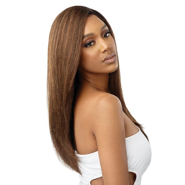 Outre Synthetic Swiss HD Lace Front Wig - NATURAL  YAKI 22�� - Airhomei