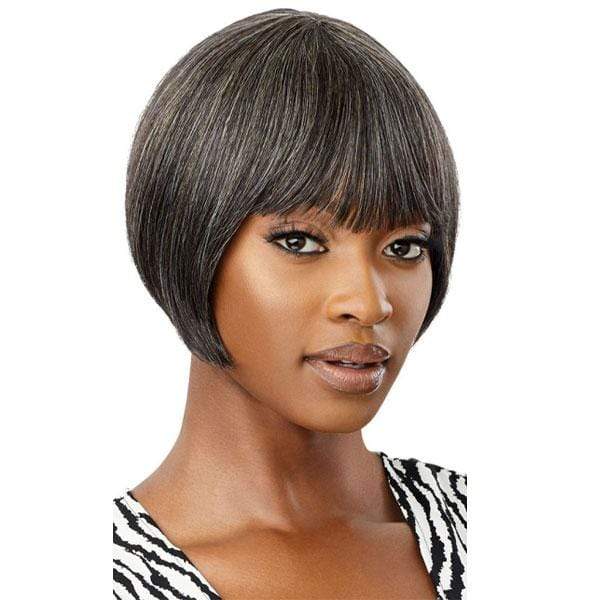 Outre 100% Human Hair Fab & Fly Gray Glamour Wig - HARRIET - Airhomei