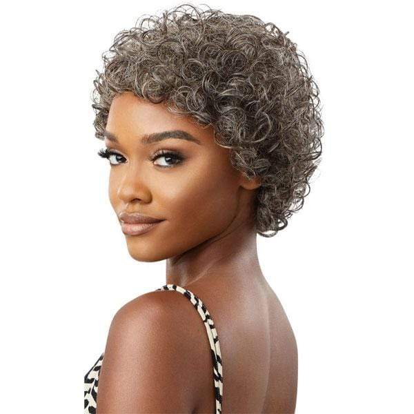 Outre 100% Human Hair Fab & Fly Gray Glamour Wig - VERONICA - Airhomei