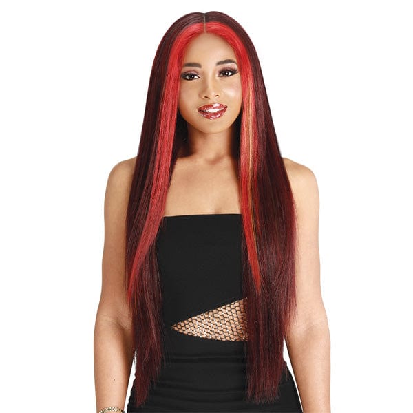 Zury Sis Human Hair Blend Natural Mix Glueless Lace Front Wig - PM LF HD NAS - Airhomei