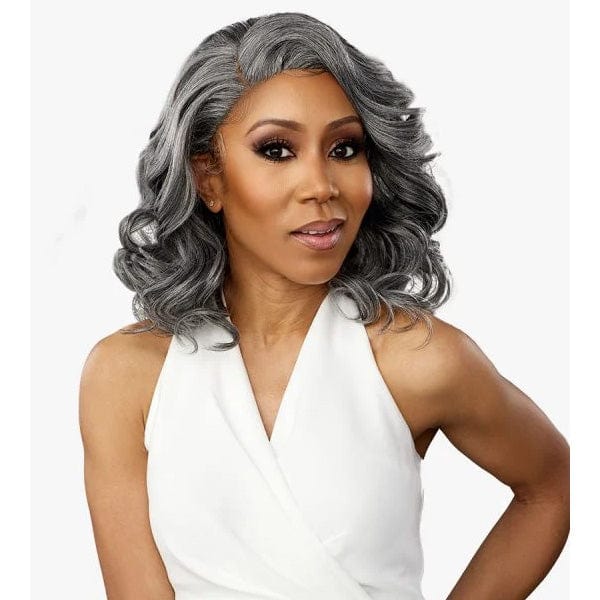 Sensationnel Synthetic Hair Dashly Salt & Pepper Lace Wig - SP LACE UNIT 6 - Airhomei