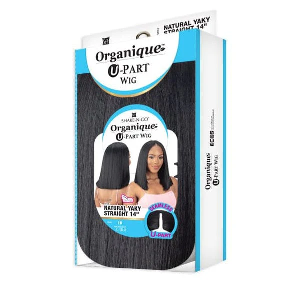 Shake N Go Organique U-Part Wig - NATURAL YAKY STRAIGHT 14