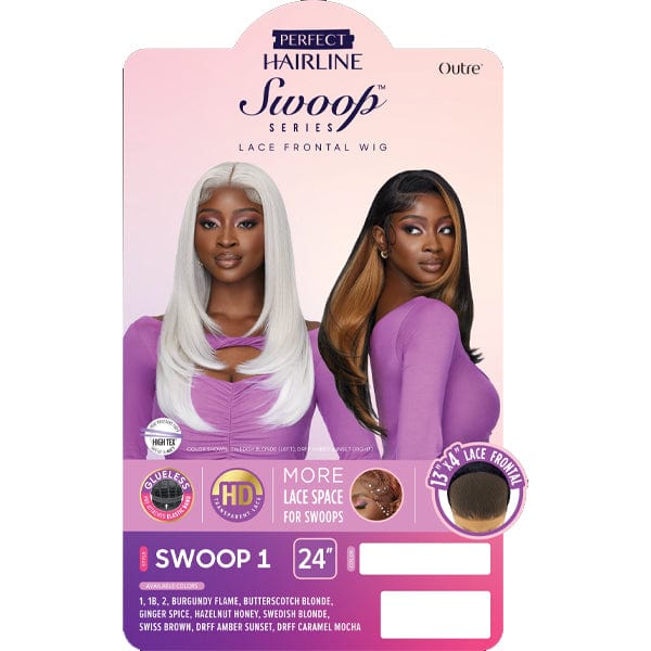 Outre Perfect Hairline Swoop Series Synthetic Lace Frontal Wig - SWOOP1 - Airhomei