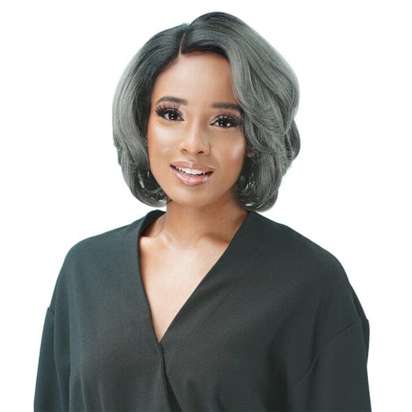 Zury Sis Human Hair Blend Natural Mix Hand-Tied Lace Front Wig - PM LF MARTHA - Airhomei