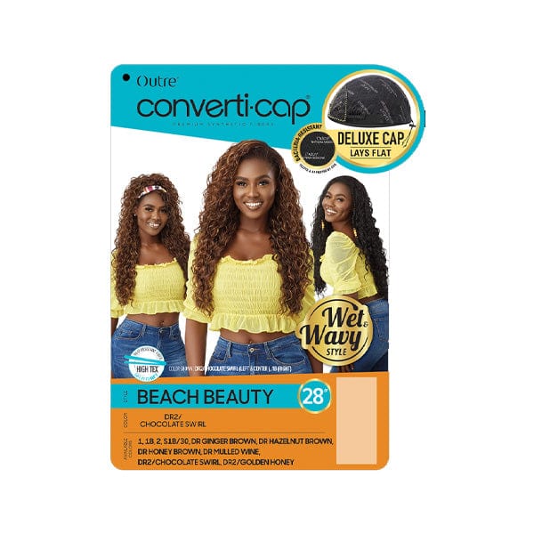 Outre Converti Cap Synthetic Hair Wig - BEACH BEAUTY - Airhomei