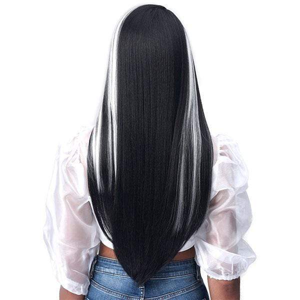 Bobbi Boss Synthetic Chunky Highlights Lace Front Wig - MLF553 SAFFRON - Airhomei