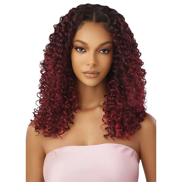Outre Airtied Human Hair Blend Glueless 13X6 HD Lace Front Wig - HHB DOMINICAN CURLY 22