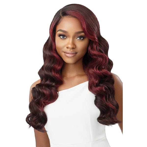 Outre Synthetic Sleeklay Part HD Lace Front Wig - LAVETTE - Airhomei