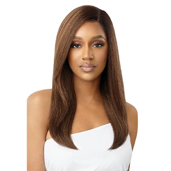 Outre Synthetic Swiss HD Lace Front Wig - NATURAL  YAKI 22�� - Airhomei