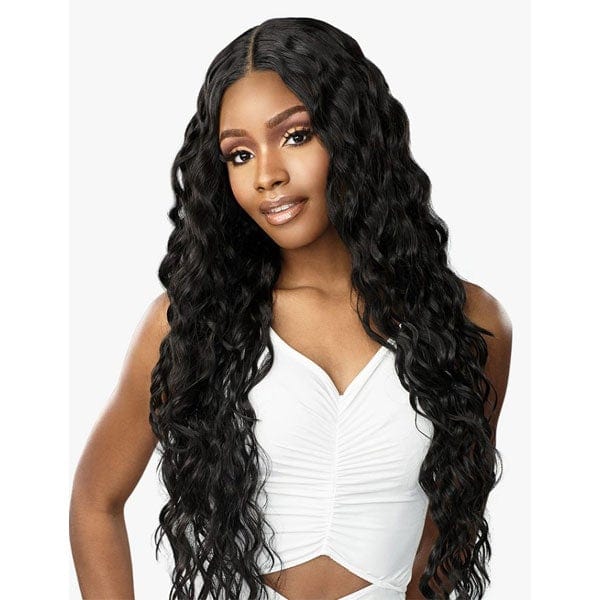 Sensationnel Butta Human Hair Blend Lace Front Wig - LOOSE CURLY 32