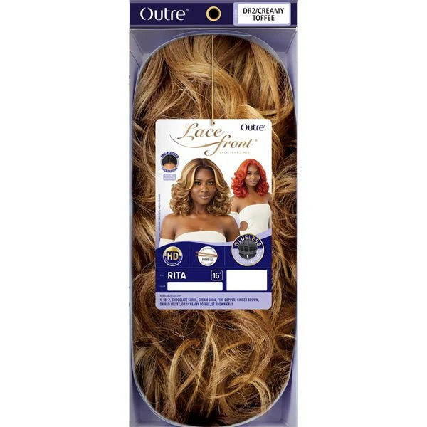 Outre Synthetic Swiss HD Lace Front Wig - RITA - Airhomei
