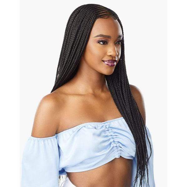 Sensationnel Cloud 9 4x5 Braid Lace Front Wig - CENTER PART FEED IN 28