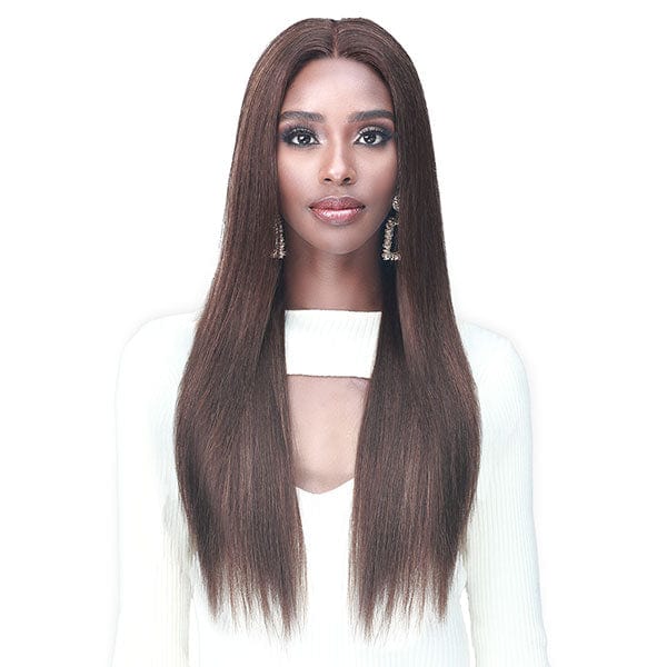Bobbi Boss 100% Virgin Remy Hair Limited Edition Lace Front Wig - MHLF911 NATURAL PERM STRAIGHT 26 - Airhomei