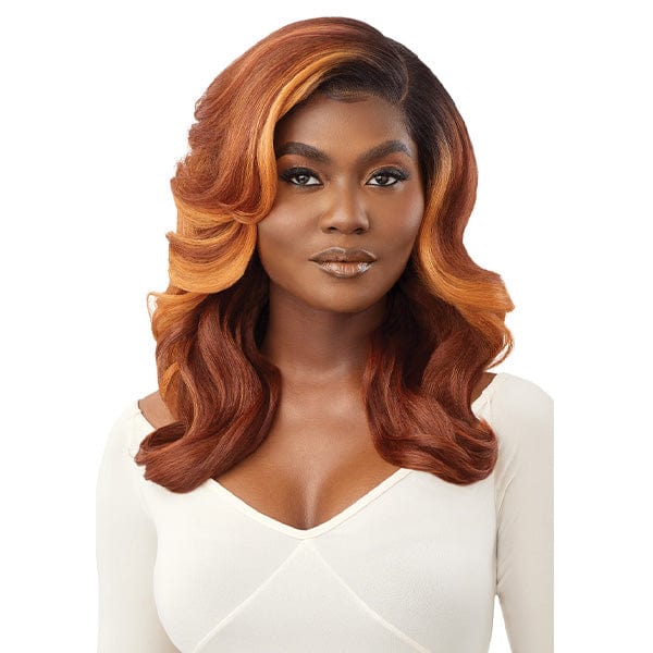 Outre Synthetic Sleeklay Part HD Lace Front Wig - ANTALIA - Airhomei