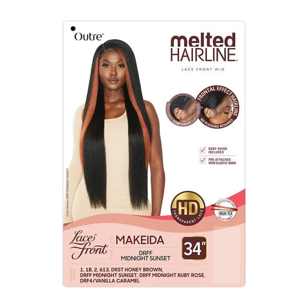 Outre Synthetic Melted Hairline HD Lace Front Wig - MAKEIDA - Airhomei