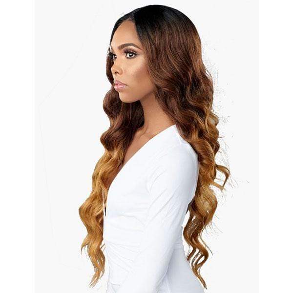 Sensationnel Butta Human Hair Blend Lace Front Wig - OCEAN WAVE 30