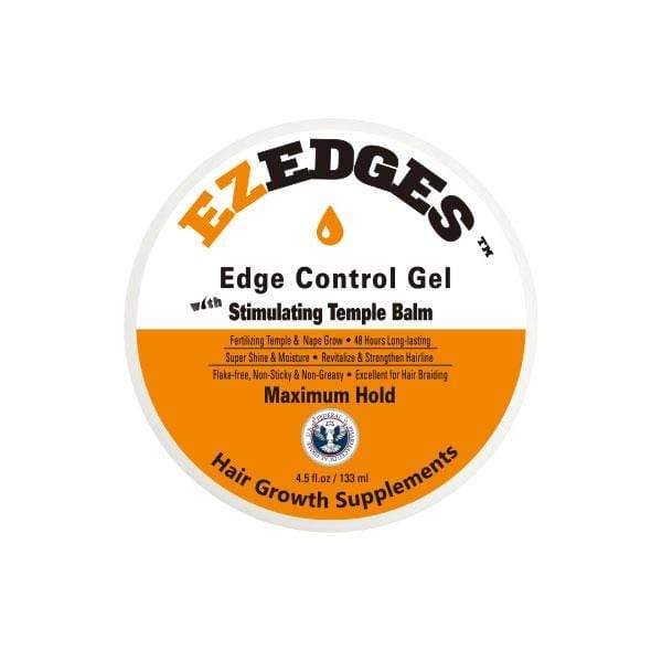 Oh Yes EzEdges Edge Control Gel - STIMULATING TEMPLE BALM ( 3 oz & 4.5 oz ) - (C) - Airhomei