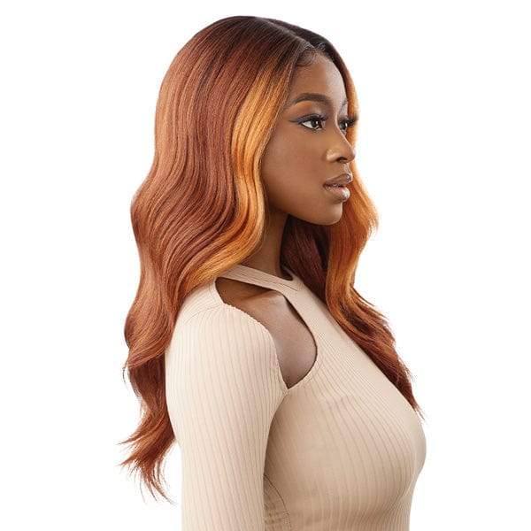 Outre Synthetic Sleeklay Part HD Lace Front Wig - GENEVIVE - Airhomei