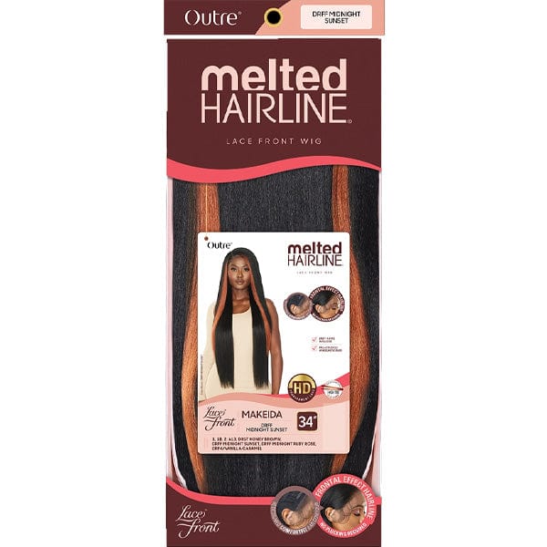 Outre Synthetic Melted Hairline HD Lace Front Wig - MAKEIDA - Airhomei