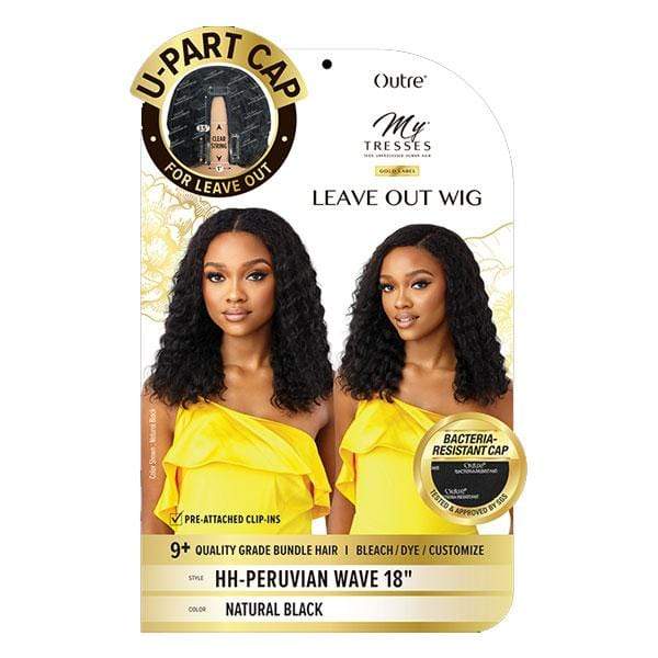 Outre Mytresses Gold Label 100% Human Hair U-Part Cap Wig - PERUVIAN WAVE 18