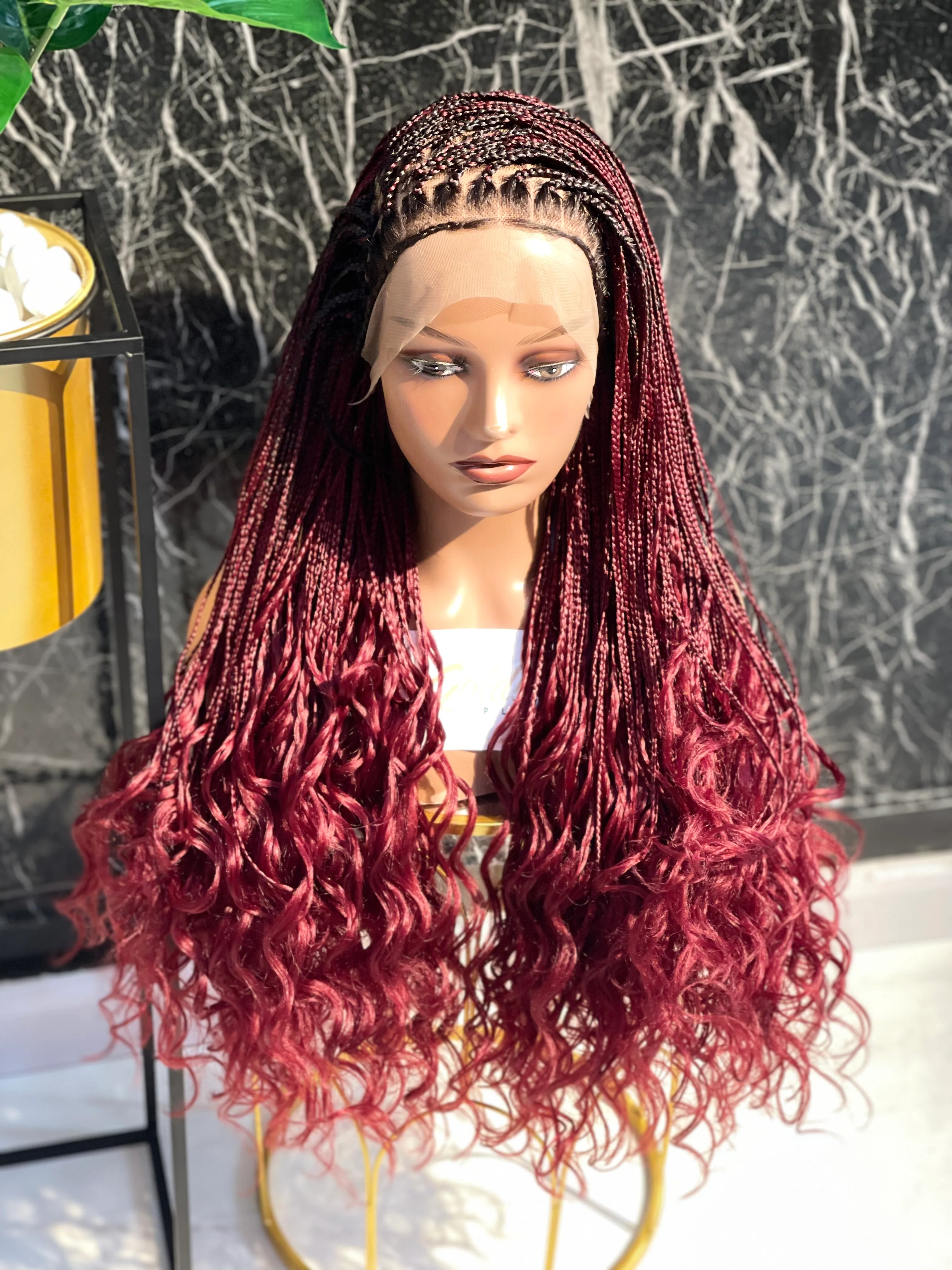 Sisi Curly unit - Knotless Braid Wig - Airhomei