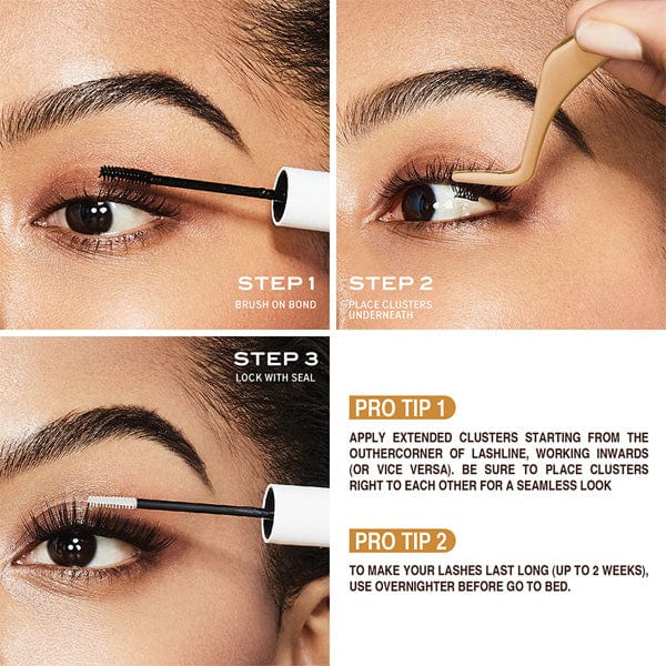 VLUXE BY IENVY Extended Real Mink Cluster Lashes - (C) - Airhomei